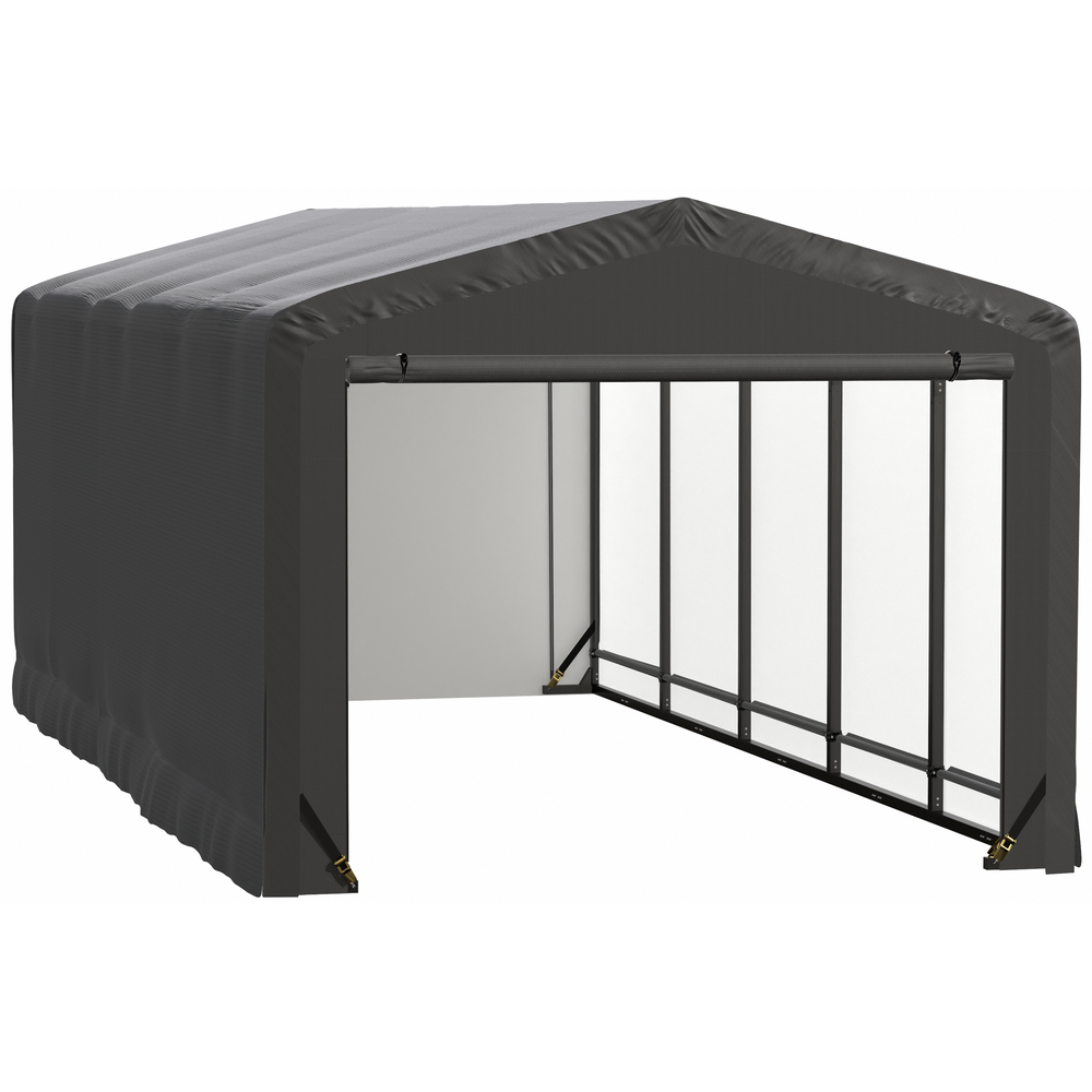 Shelterlogic Sheltertube Wind And Snow-Load Rated Garage, 10 x 23 x 8 Ft.