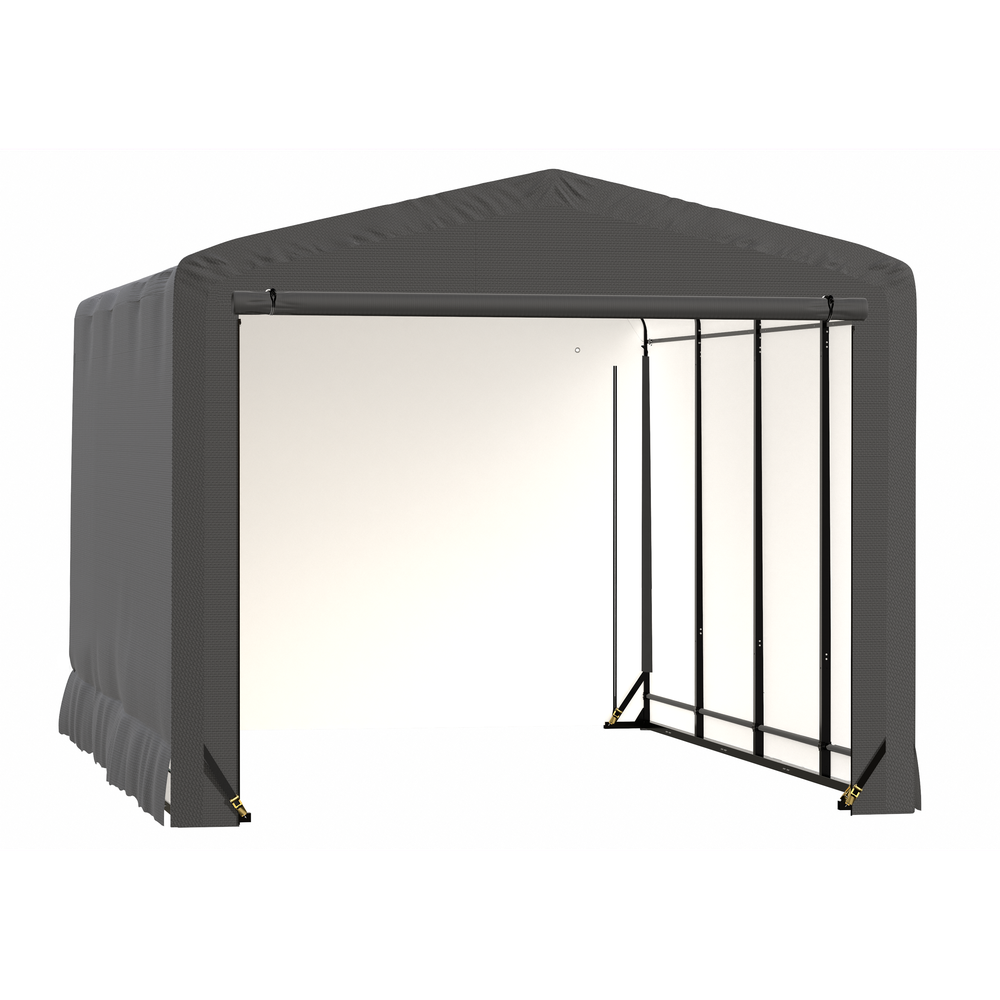 Shelterlogic Sheltertube Wind And Snow-Load Rated Garage, 12 x 18 x 10 Ft.