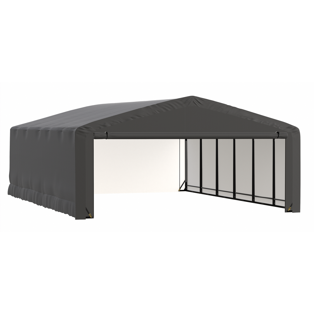 Shelterlogic Sheltertube Wind And Snow-Load Rated Garage, 20 x 27 x 10 Ft.