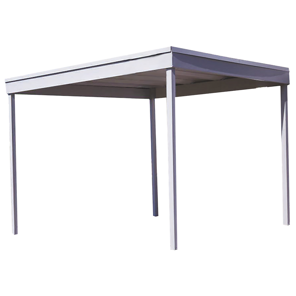 Arrow Freestanding Carport/Patio Cover In Eggshell