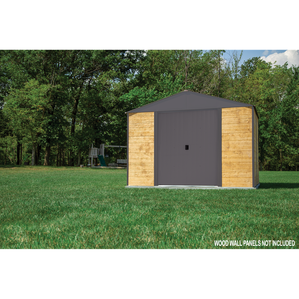Arrow Ironwood Steel Hybrid Galvanized Shed Kit