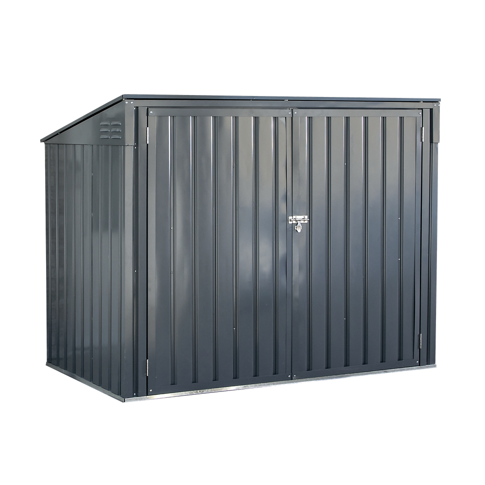 Arrow Storboss Horizontal Shed 6 x 3 Ft. In Charcoal