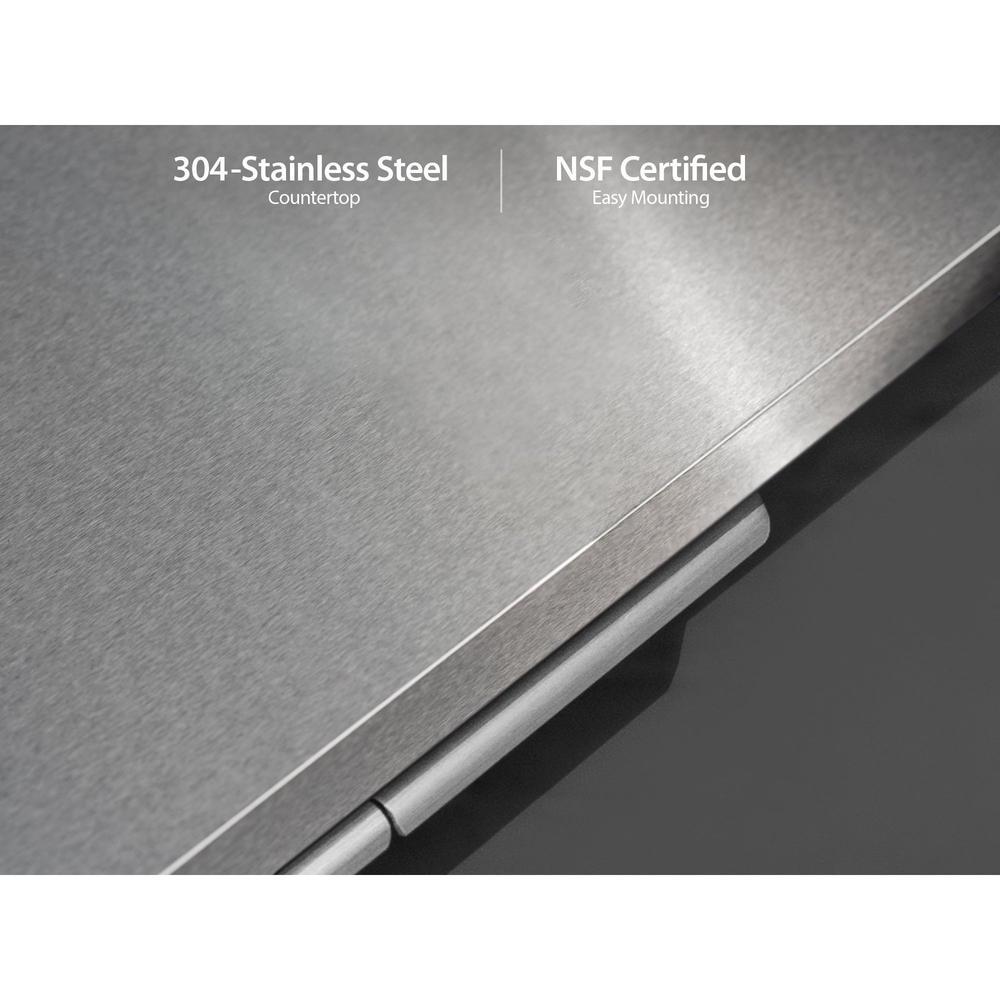 Newage Outdoor Kitchen Cabinets Slate Gray Aluminum 4-Piece Set With 33" Insert Grill Cabinet And 64" Countertop