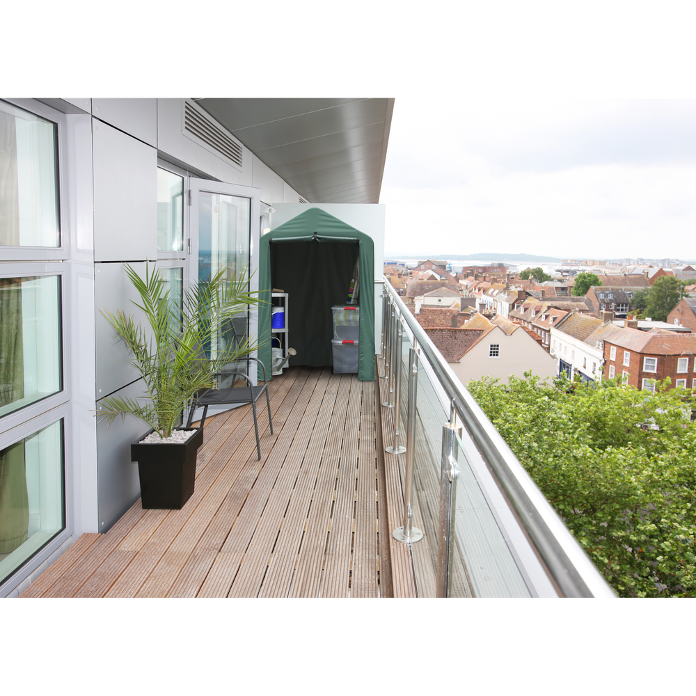 Shelterlogic Garden Shed 4 x 4 Ft. In Green