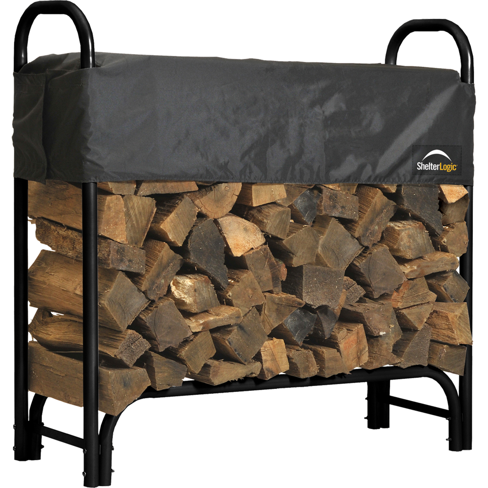 Shelterlogic Heavy Duty Firewood Rack With Cover