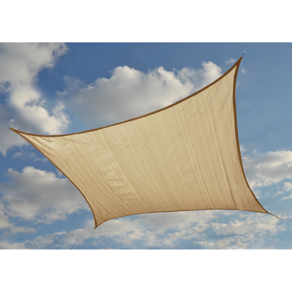 Shelterlogic Heavyweight Square Shade Sail In Sand Color