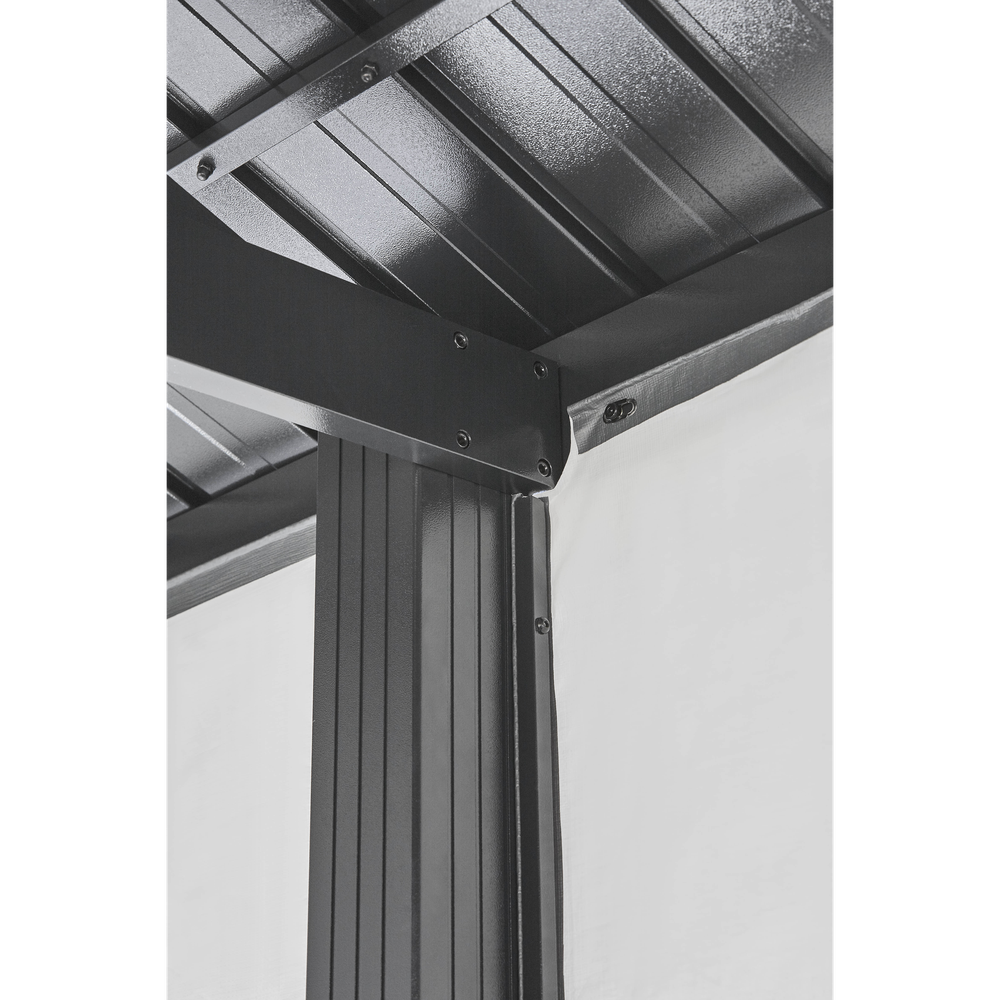 Sojag Samara Carport 12 Ft x 20 Ft. In Dark Grey