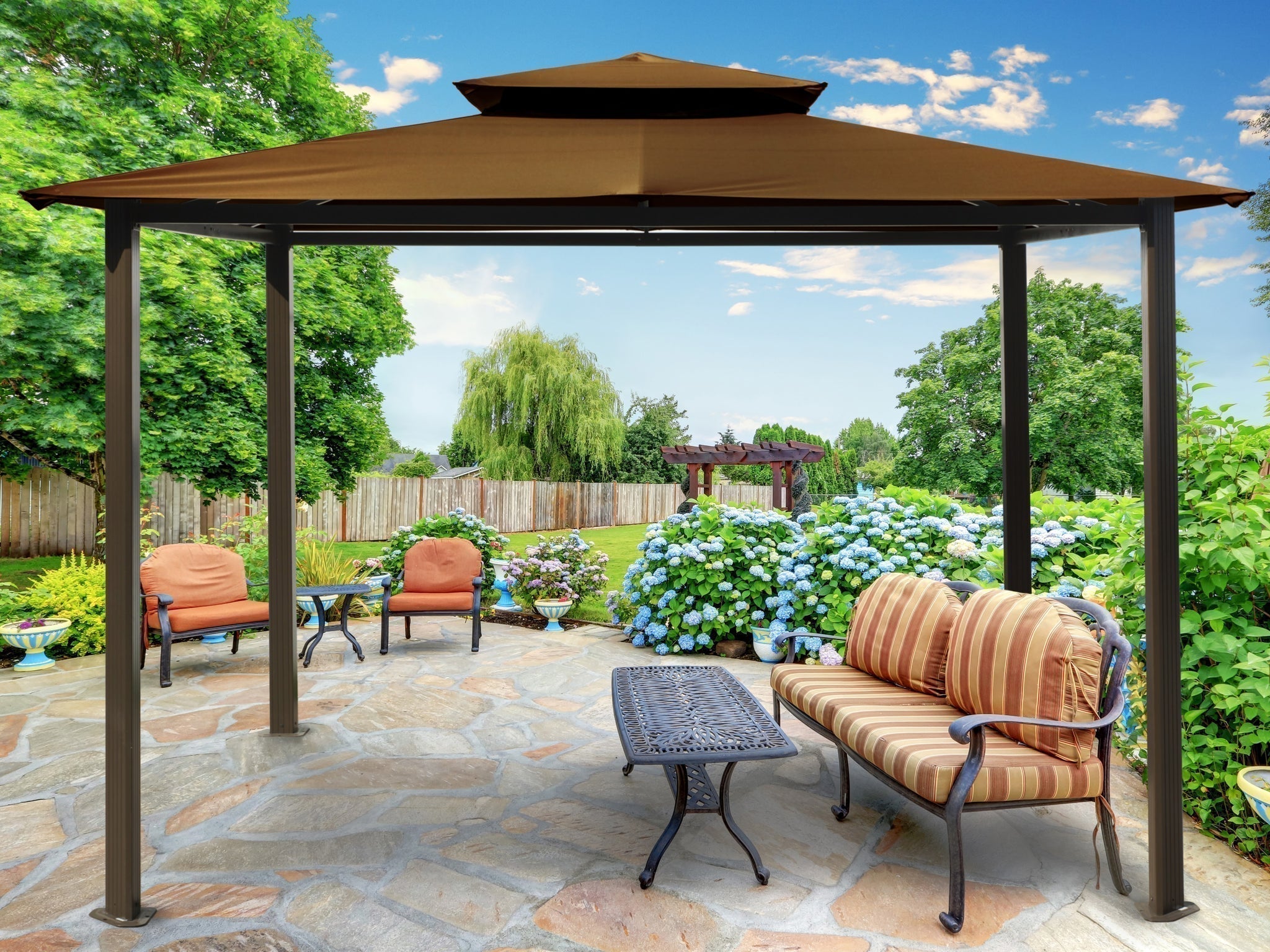 Paragon Outdoor Barcelona Soft Top Gazebo 10' x 12'