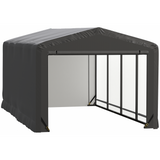 Shelterlogic Sheltertube Wind And Snow-Load Rated Garage, 10 x 18 x 8 Ft.