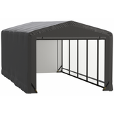Shelterlogic Sheltertube Wind And Snow-Load Rated Garage, 10 x 23 x 8 Ft.