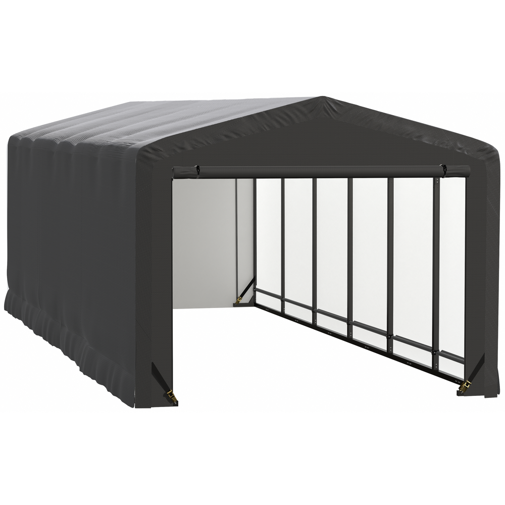 Shelterlogic Sheltertube Wind And Snow-Load Rated Garage, 10 x 27 x 8 Ft.