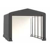 Shelterlogic Sheltertube Wind And Snow-Load Rated Garage, 12 x 18 x 10 Ft.