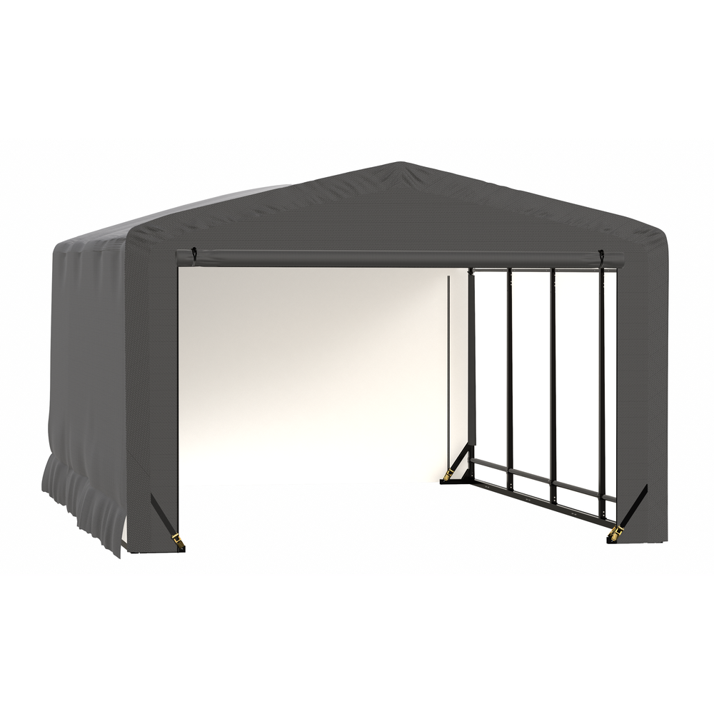 Shelterlogic Sheltertube Wind And Snow-Load Rated Garage, 12 x 18 x 8 Ft.