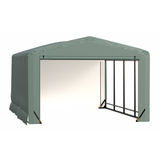 Shelterlogic Sheltertube Wind And Snow-Load Rated Garage, 12 x 18 x 8 Ft.