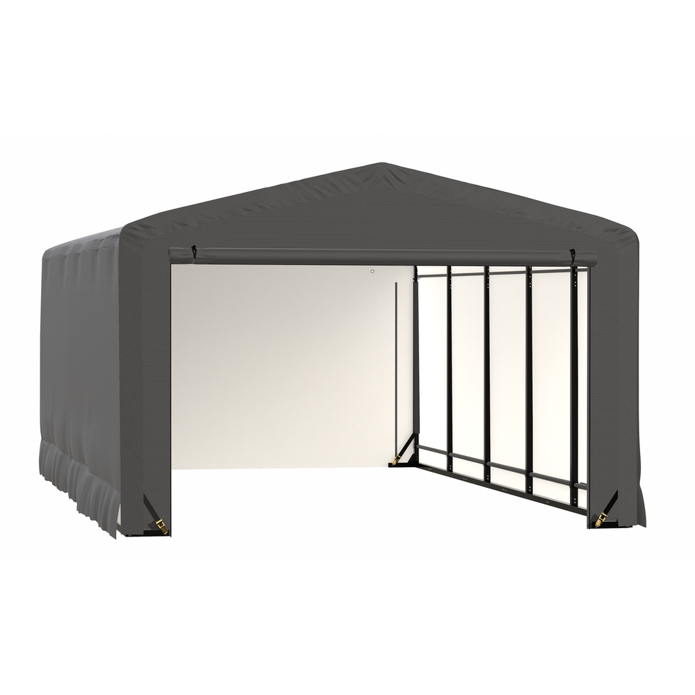 Shelterlogic Sheltertube Wind And Snow-Load Rated Garage, 12 x 27 x 8 Ft.