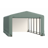 Shelterlogic Sheltertube Wind And Snow-Load Rated Garage, 12 x 27 x 8 Ft.
