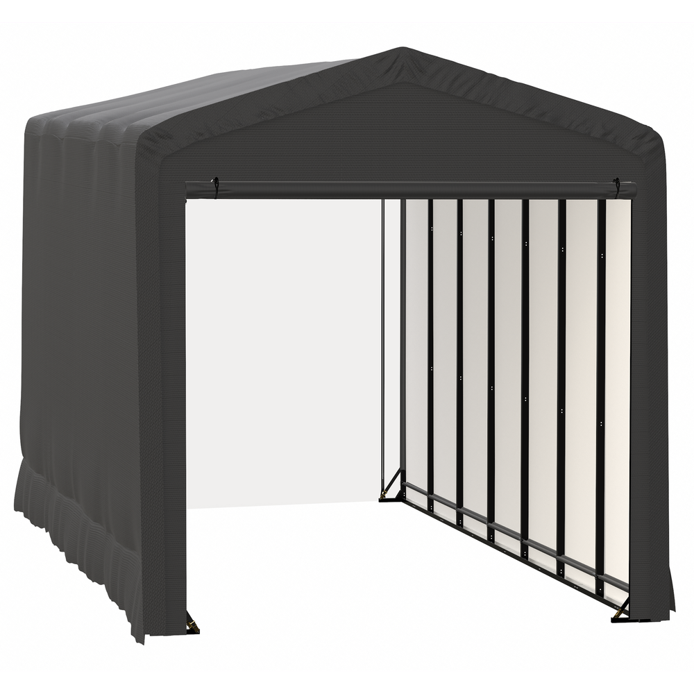 Shelterlogic Sheltertube Wind And Snow-Load Rated Garage, 14 x 32 x 16 Ft.