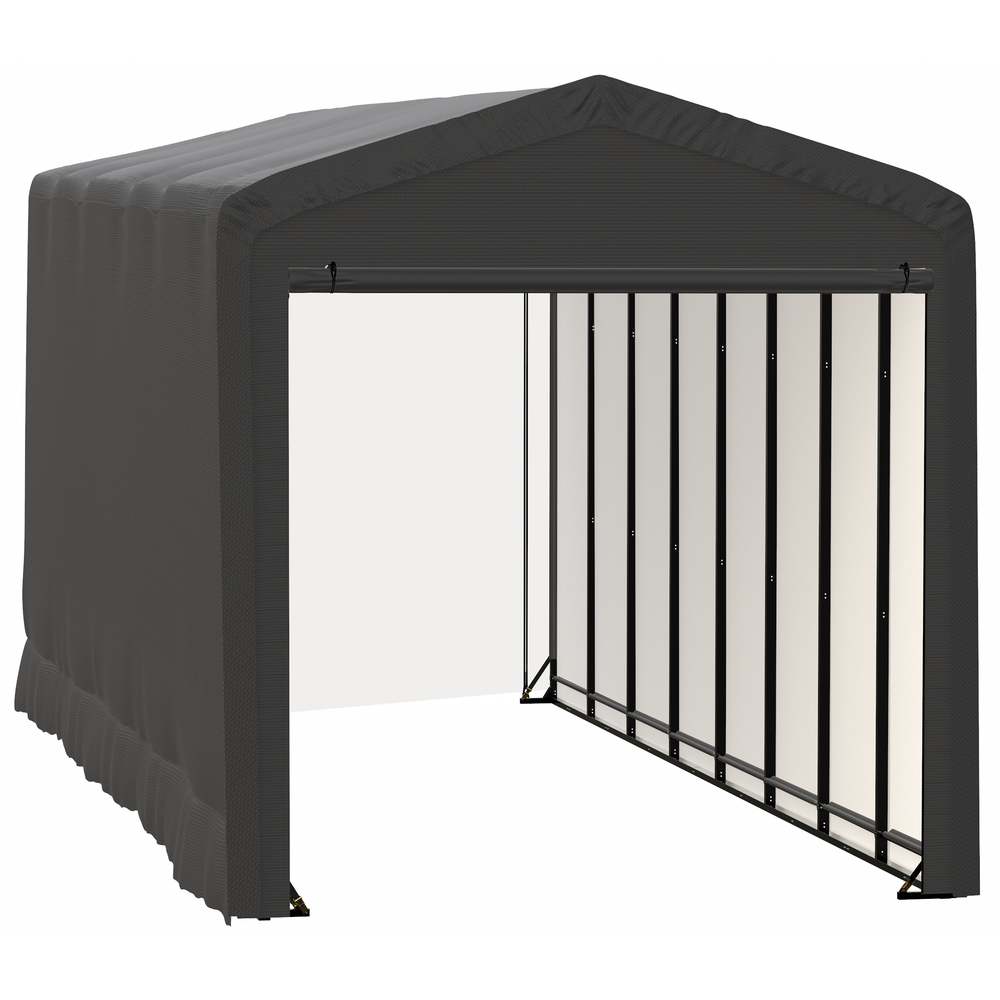 Shelterlogic Sheltertube Wind And Snow-Load Rated Garage, 14 x 36 x 16 Ft.
