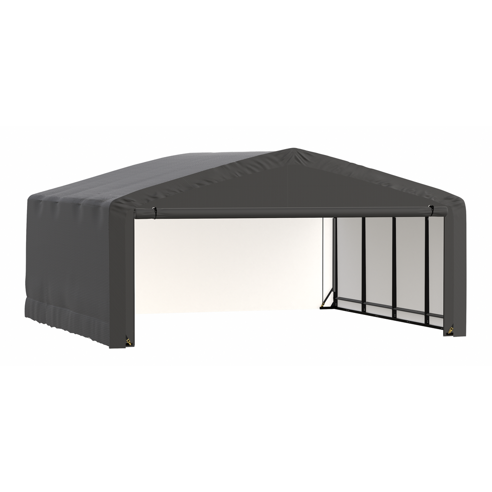 Shelterlogic Sheltertube Wind And Snow-Load Rated Garage, 20 x 18 x 10 Ft.