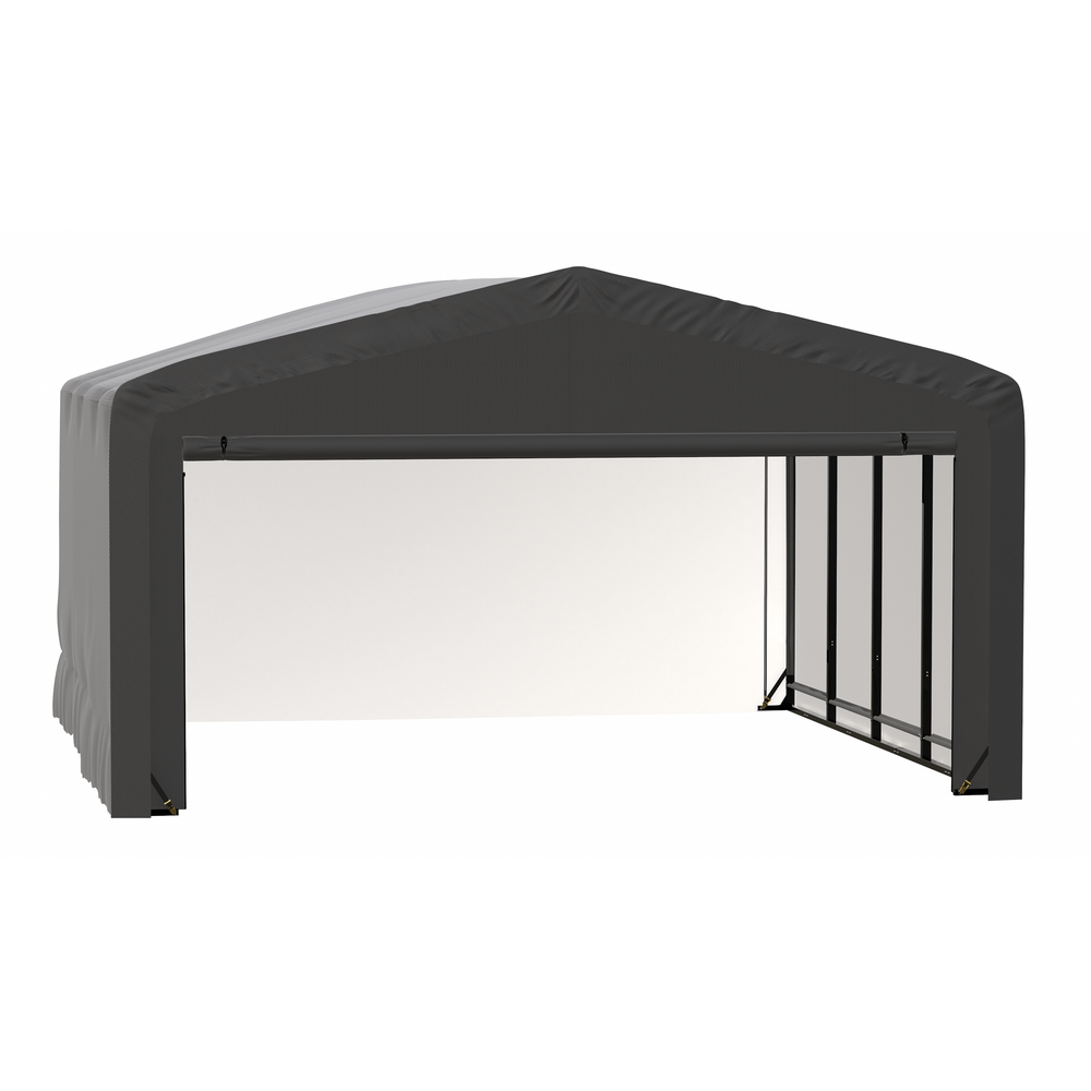 Shelterlogic Sheltertube Wind And Snow-Load Rated Garage, 20 x 18 x 12 Ft.