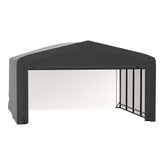 Shelterlogic Sheltertube Wind And Snow-Load Rated Garage, 20 x 18 x 12 Ft.