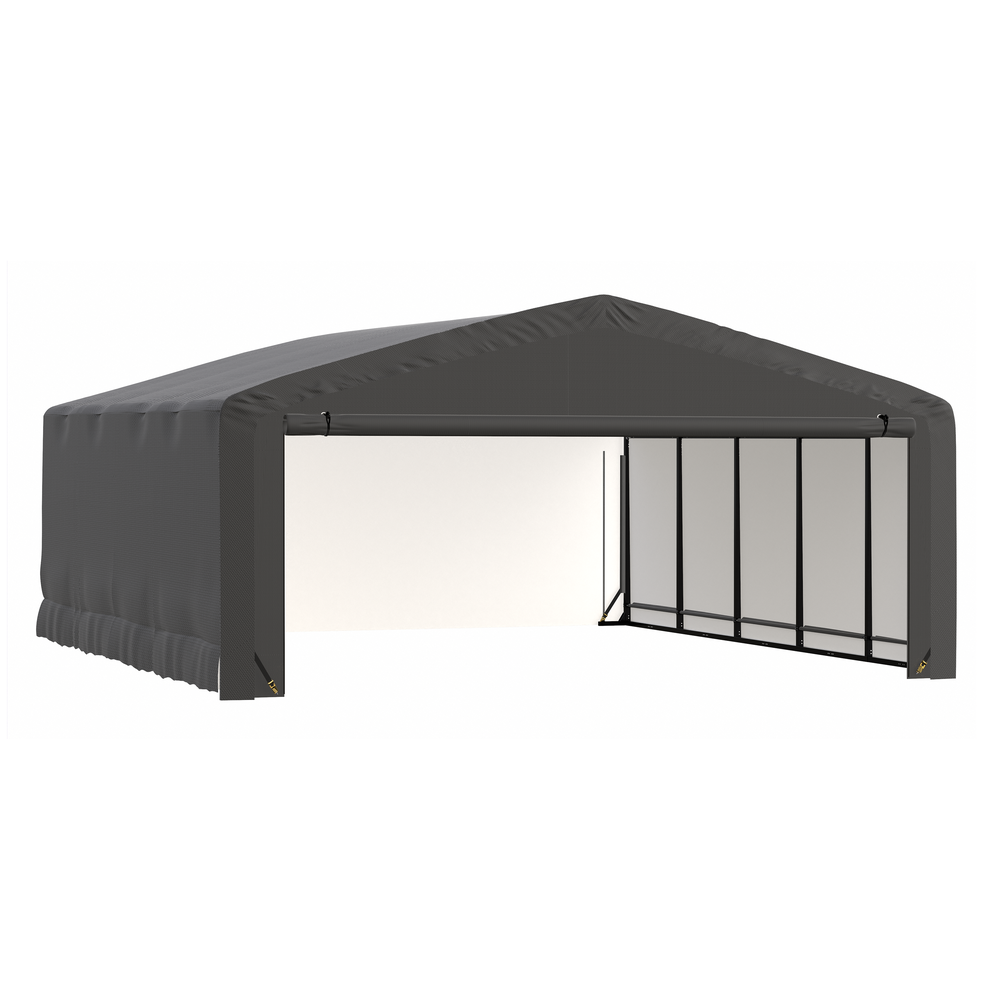 Shelterlogic Sheltertube Wind And Snow-Load Rated Garage, 20 x 23 x 10 Ft.
