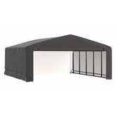 Shelterlogic Sheltertube Wind And Snow-Load Rated Garage, 20 x 23 x 10 Ft.