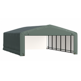 Shelterlogic Sheltertube Wind And Snow-Load Rated Garage, 20 x 27 x 10 Ft.