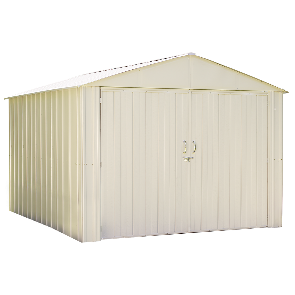 Arrow Commander Steel Storage Building In Eggshell