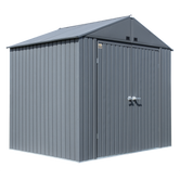 Arrow Elite Steel Shed 8 x 6 Ft. In Anthracite