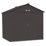 Arrow Ezee Steel Shed Galvanized High 8 x 7 Ft. In Gable