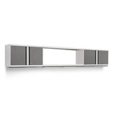 Newage Products Pro 3.0 Series 3-Piece Wall Cabinet Set With 56" Integrated Display Shelf