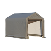 Shelterlogic 6 x 6 x 6 Ft. Peaked Style Shed-In-A-Box With Grey Cover