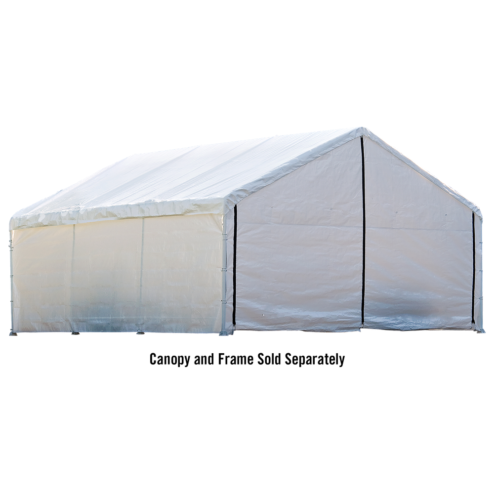 Shelterlogic Canopy Enclosure Kit 18 × 40 Ft. In White