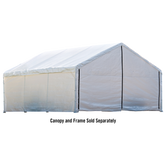 Shelterlogic Canopy Enclosure Kit 18 × 40 Ft. In White