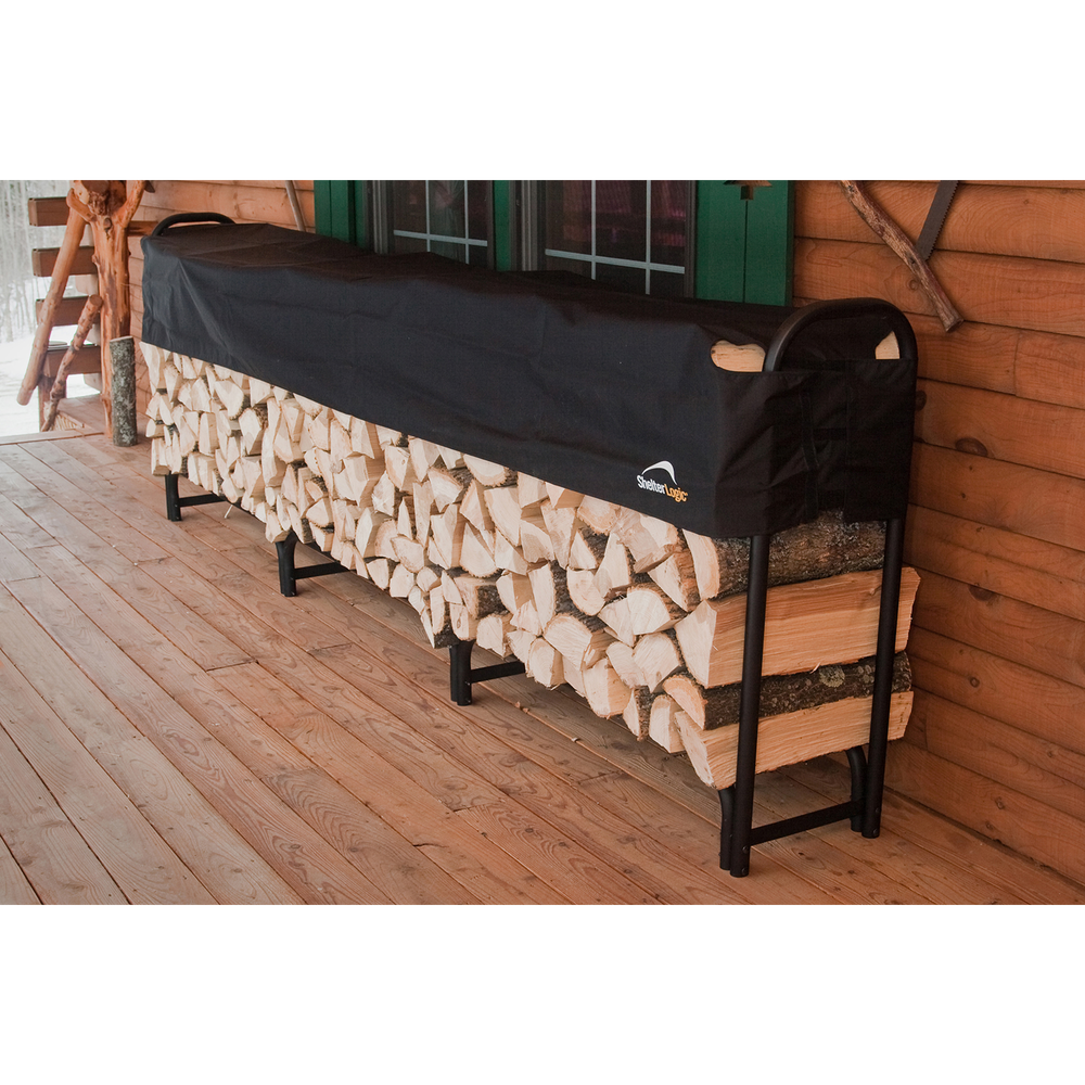 Shelterlogic Heavy Duty Firewood Rack With Cover