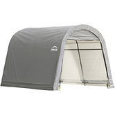 Shelterlogic Shed-In-A-Box Roundtop 10 x 10 x 8 Ft. In Grey