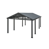 Sojag Samara Carport 12 Ft x 20 Ft. In Dark Grey